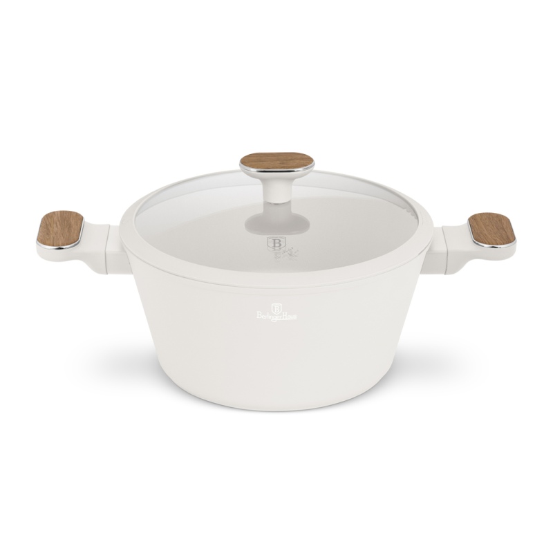 Kastrol s titanovým povrchem a poklicí 24 cm Sahara Nordic Collection