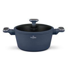 Kastrol s titanovým povrchem a poklicí 24 cm Deep Sea Collection