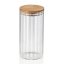 Borcan depozitare Dorothea sticla transparenta 18.0cm 9.0cm 0.9l