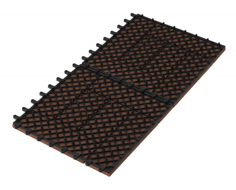 Baldosas de WPC G21 Palmyra Cherry 2,3 x 30 x 30 cm