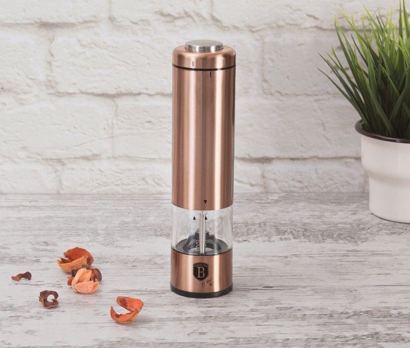 Mlýnek na pepř a sůl elektrický Rosegold Metallic Line