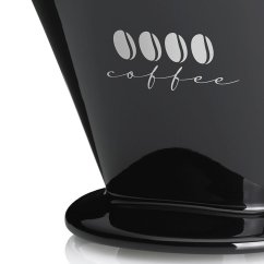 Kávový filter porcelánový Excelsa L čierna