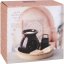 Aroma lampa dárkový set hnědá Aroma lampa dárkový set hnědá