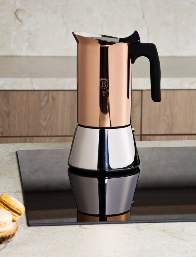 Konvice na espresso 9 šálků Rosegold Metallic Line