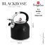 Ceainic cu capac de sticlă, 3 l, colecția Black Rose