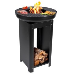 Prenosné záhradné ohnisko s grilom a stojanom TEPPANYAKI