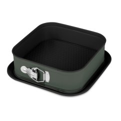 Forma na dort hranatá s titanovým povrchem 28 x 28 cm Matte Green Collection