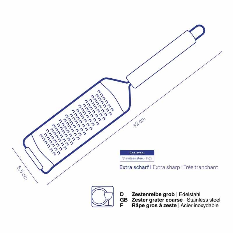 Struhadlo hrubé Rondo nerez 4 mm
