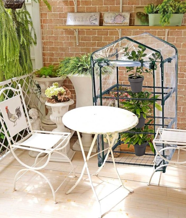Brad de gradina folio 3 rafturi 69x49x125 cm