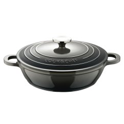 Kastrol litinový s poklicí EXCALIBUR 24 cm šedá