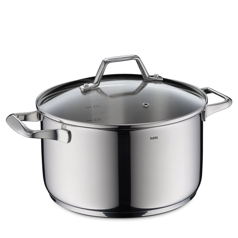 Hrnce s pokrievkou z nehrdzavejúcej ocele Lucca 24 cm 5,3 l