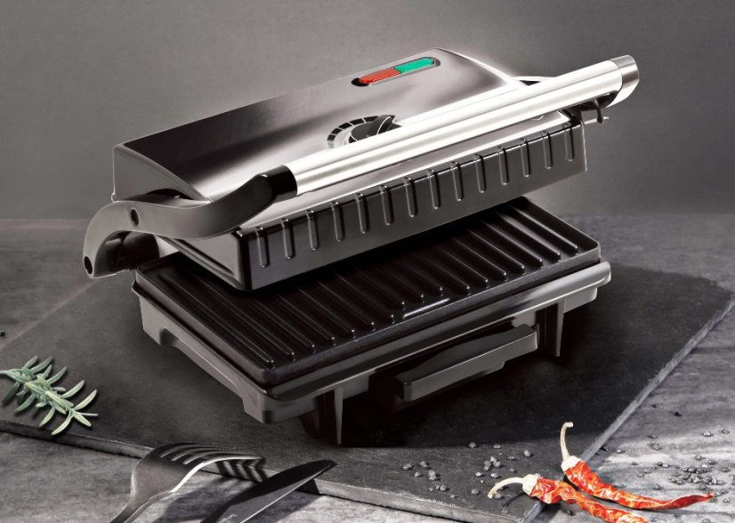 Elektrický kontaktný gril s nepriľnavým povrchom Carbon PRO Line