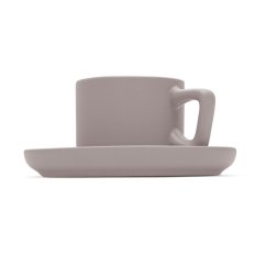 Sada hrnků na espresso s podšálkem 8 ks 100 ml Taupe Collection