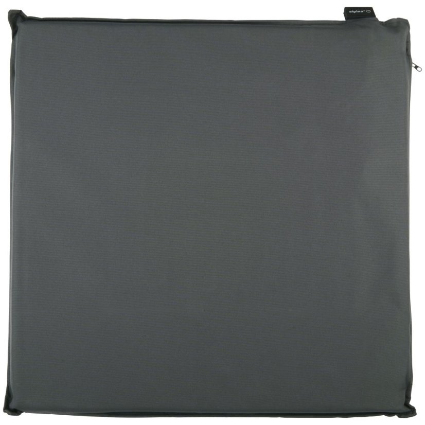 Elektricky vyhrievaný sedací vankúš vonkajší USB 45 x 45 cm tmavo sivý