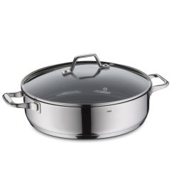 Pánev servírovací s poklicí Lucca nerez 32x9 cm 6l Pánev servírovací s poklicí Lucca nerez 32x9 cm 6l