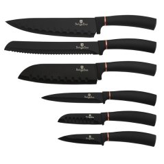 Set de cuțite cu suprafață antiaderentă 6 buc Black Rose Collection Set de cuțite cu suprafață antiaderentă 6 buc Black Rose Collection