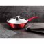 Pánev WOK s poklicí s mramorovým povrchem 28 cm Burgundy Metallic Line