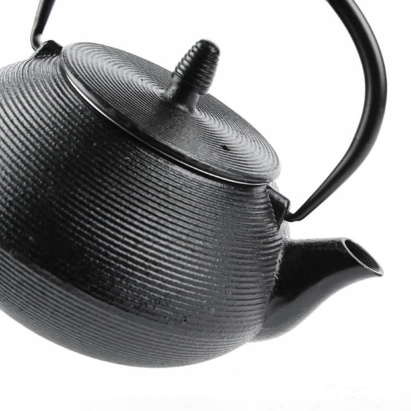 Ceainic din fonta Sakura 0,8 l negru