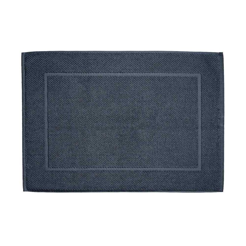 Alfombra de baño Lavinia 100% algodón orgánico 50 x 70 cm azul oscuro