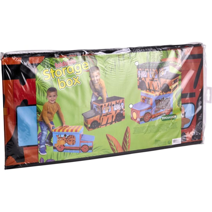 Cutie de depozitare și scaun din MDF safari