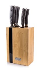 Set cutite G21 Gourmet Rustic 5 buc + bloc de bambus Set cutite G21 Gourmet Rustic 5 buc + bloc de bambus