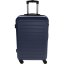Set de valize de călătorie din plastic, 3 buc., 50 / 60 / 70 cm, albastru închis