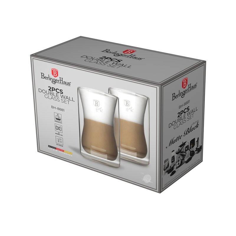 Sklenice na espresso sada 2 ks 270 ml