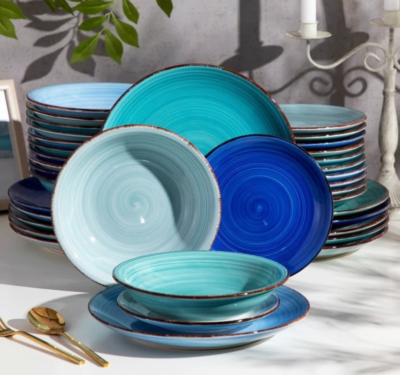Dezertné taniere súprava 6 ks 19 cm AZURE