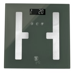 Osobní váha s měřením tuku, svalů a vody 180 kg Matte Green Collection