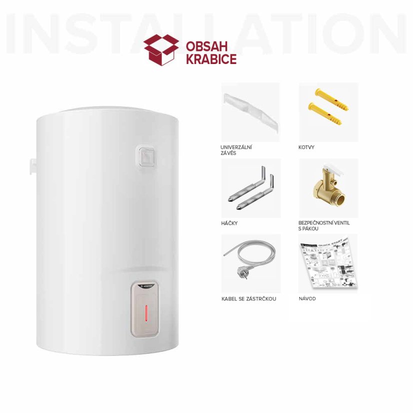 Boiler electric mediu 100L LYDOS DUNE R 100 V 1.5K PL EU
