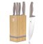 Sada nožů se stojanem BAMBOO 6 ks Taupe Collection