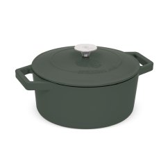 Pekáč litinový s poklicí 24 cm Matte Green Collection