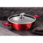 Pánev Wok s poklicí 30 cm Burgundy Metallic Line
