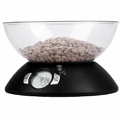 Váha kuchyňská digitální 5 kg s miskou Matte Black Collection