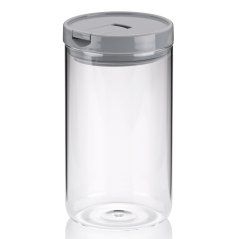 Dóza ARIK skleněná šedá 1,2 l