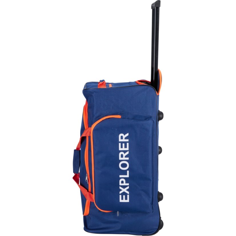 Cestovní taška na kolečkách 75 l modro oranžová