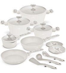 Sada nádobí s titanovým povrchem 15 ks Sahara Marble Collection