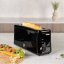 Topinkovač nerez 980W s dlouhým slotem Black Rose Collection