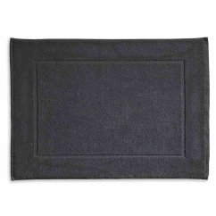 Alfombrilla de baño LADESSA 100% algodón 50 x 70 cm antracita