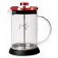 Konvička na čaj a kávu French Press 600 ml Burgundy Metallic Line