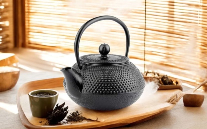 Ceainic din fonta Imperial 0,8 l negru