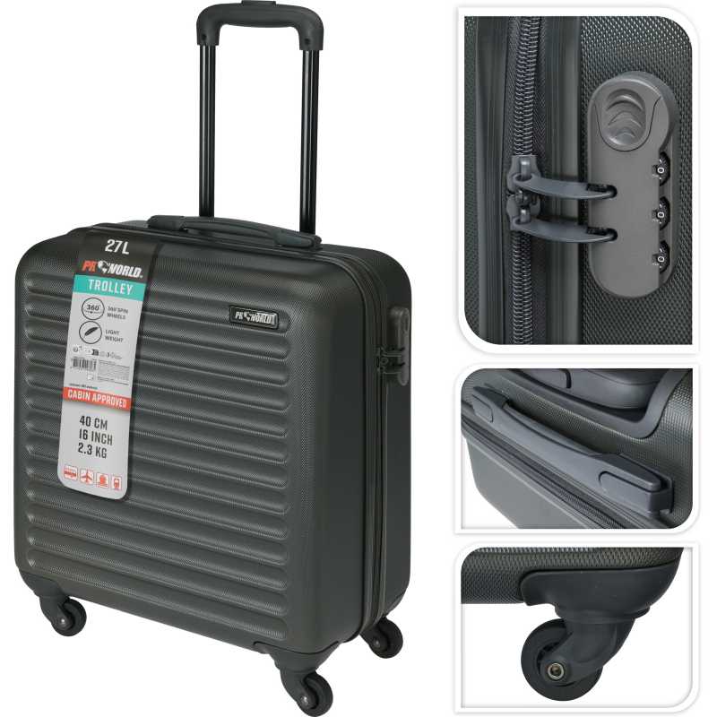 Bagaj de mână pentru avioane pe roți 40 cm