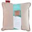 Almohada eléctrica calefactada USB 45 x 45 cm beige