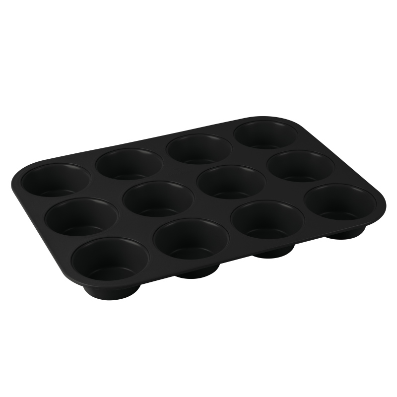 Forma na muffiny 12 ks Matte Black Collection