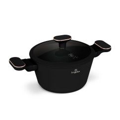 Kastrol s titanovým povrchem a poklicí 20 cm Black Rose Collection
