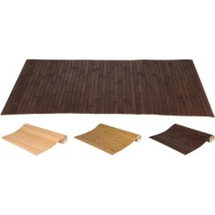Koupelnová předložka bambus protiskluzová 50 x 80 cm světle hnědá