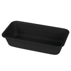 Fuente de horno con superficie de titanio Colección Negro Mate 30,5x16x7 cm