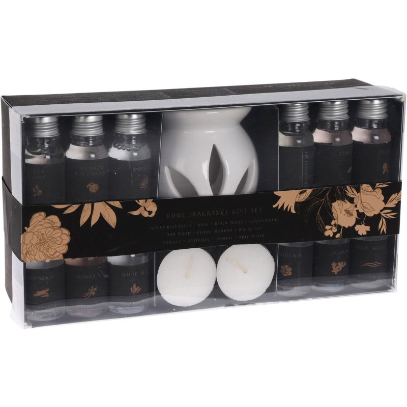 Aroma lampa a vonné oleje sada 15 ks