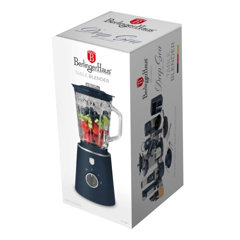 Blender de masă cu recipient din sticlă 1,5 L 1000 W Deep Sea Collection