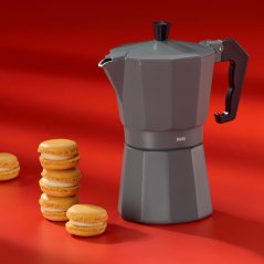 Konvice na espresso tmavě šedá 19,0cm 9,0cm 300 ml